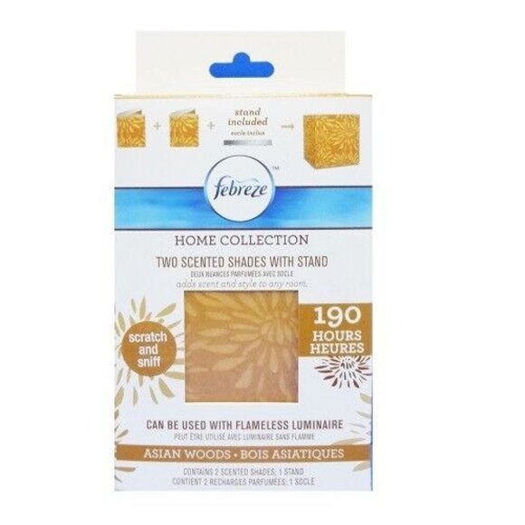 Febreze Scented Shade  with Stand ASIAN WOODS fits Flameless Luminaire L… - Picture 1 of 1